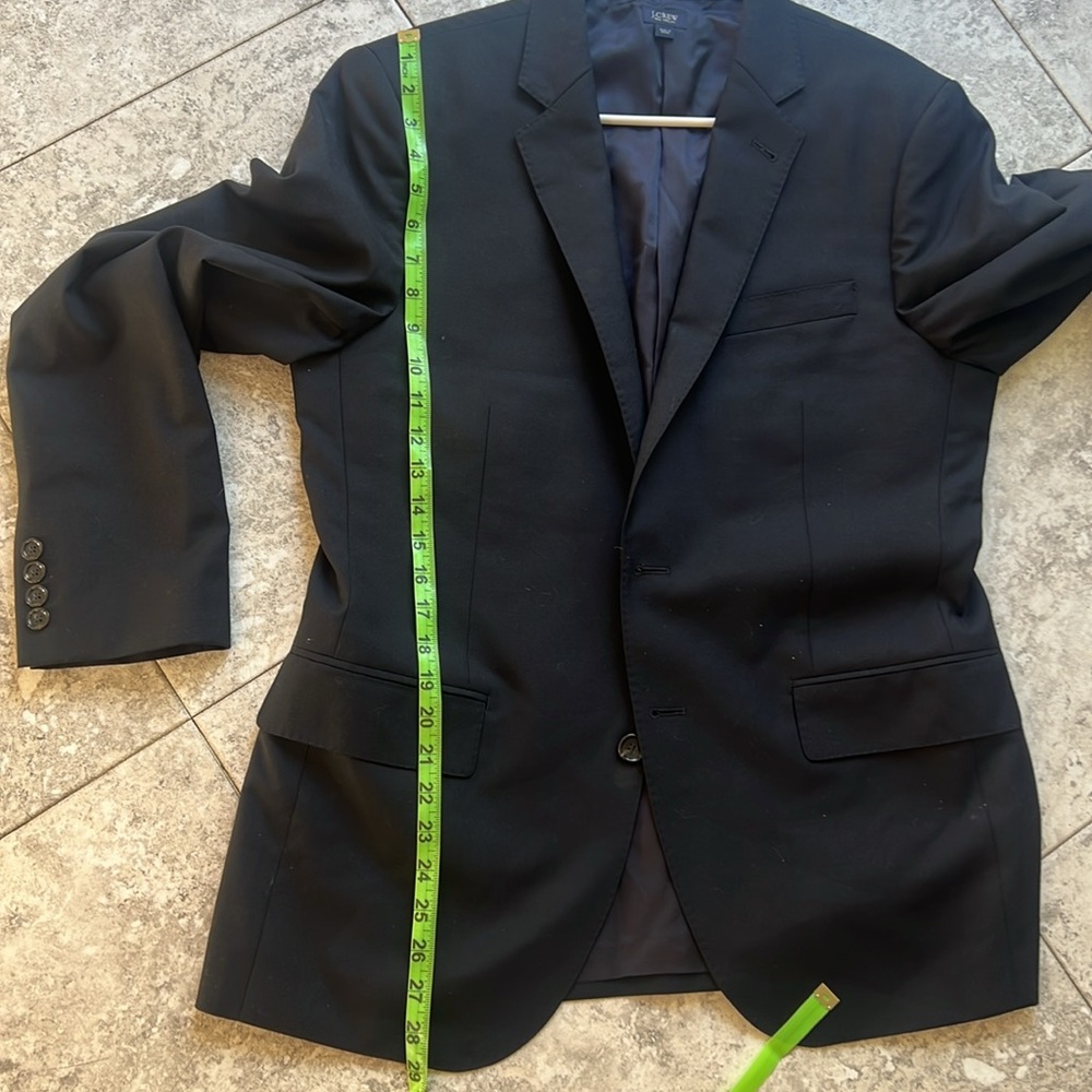 J. Crew Italian Wool Men’s Blazer Size 40S Short Style 16564 Aldridge - Picture 10 of 14